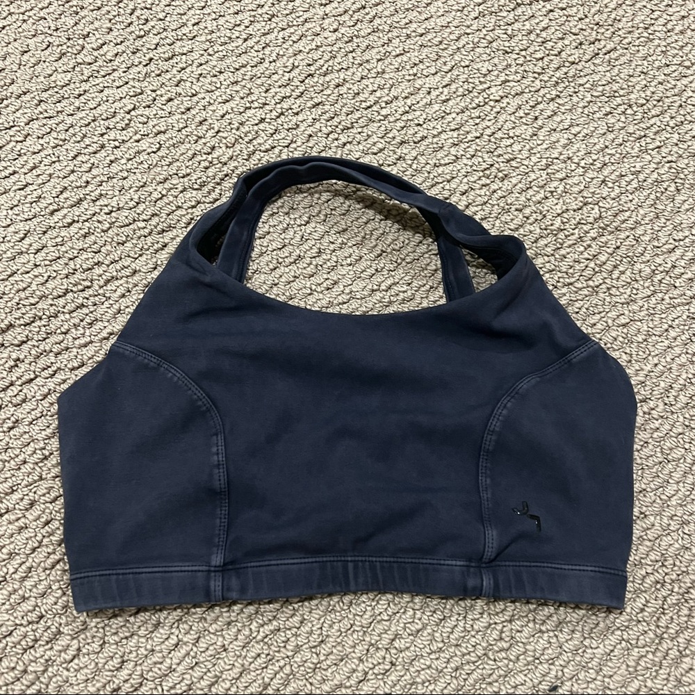 Joylab black washed effect sports bra